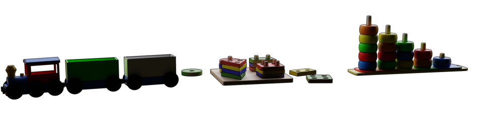 Bandeau Jouet en Bois