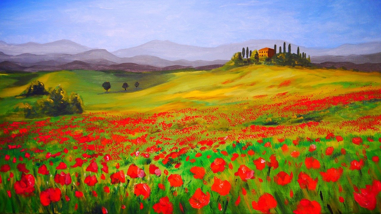 Peinture de mère nature