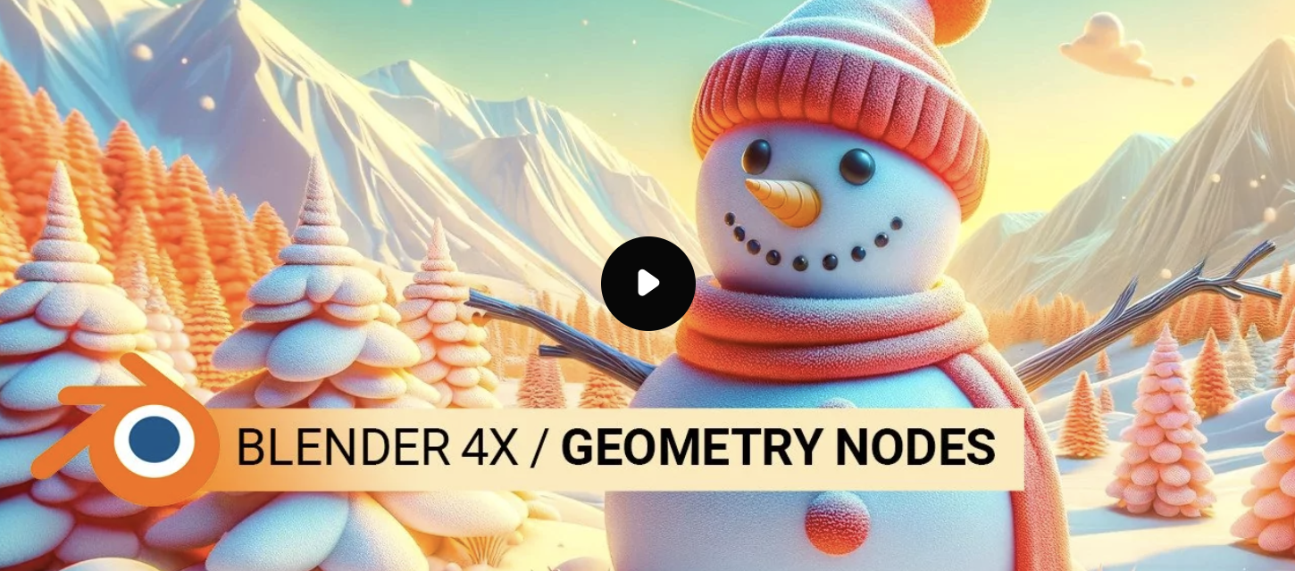 Formation Blender 4 - Module Geometry Nodes