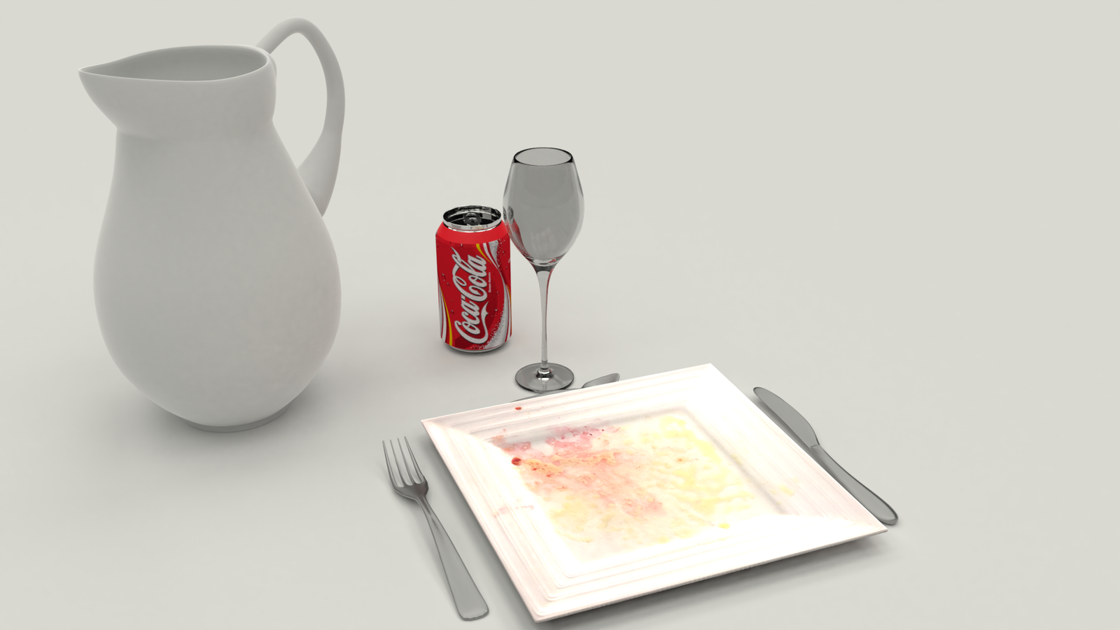 Render Assiette Carre